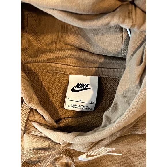 Nike Tan Pullover Hoodie Mens S - Picture 2 of 3